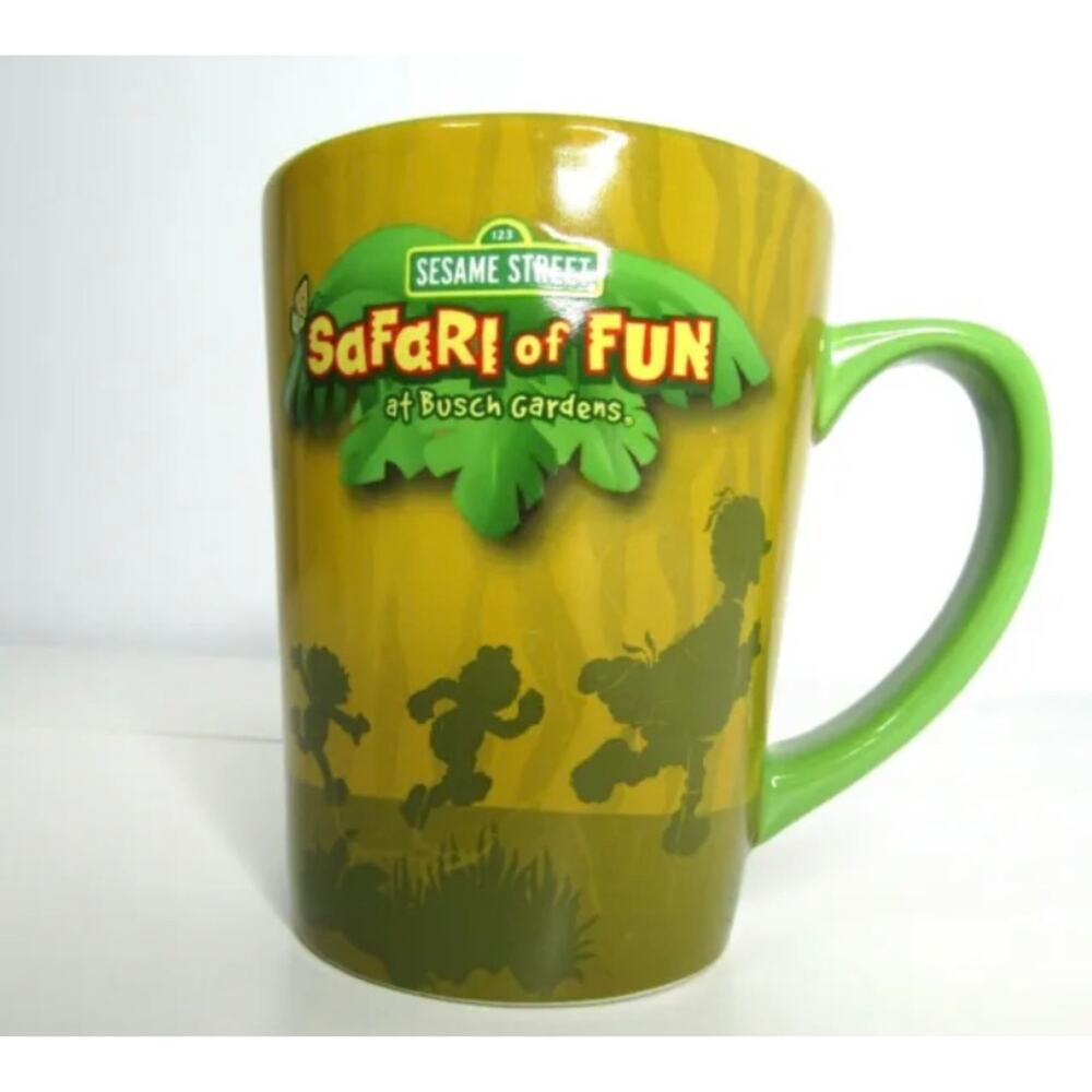 Sesame Street Safari Of Fun At Busch‎ Gardens Coffee Mug Park Exclusive Cup